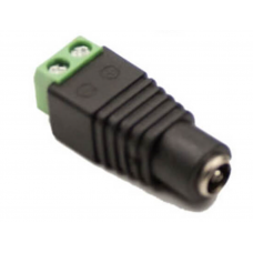 2.1mm female to bare wire connector